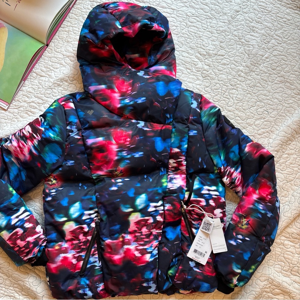Obermeyer Multicolor Puffer Jacket girls size XL (18)‎